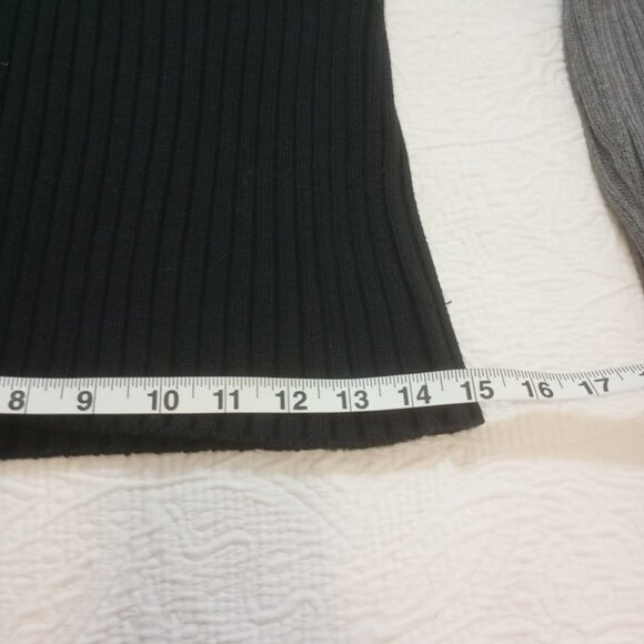 A|X Armani Exchange Trademark  Cotton Blend Men's Black And Gray Sweater. Size S - Picture 10 of 11